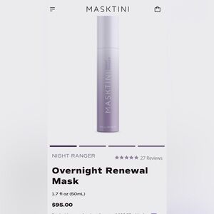 Masktini Overnight Renewal Mask